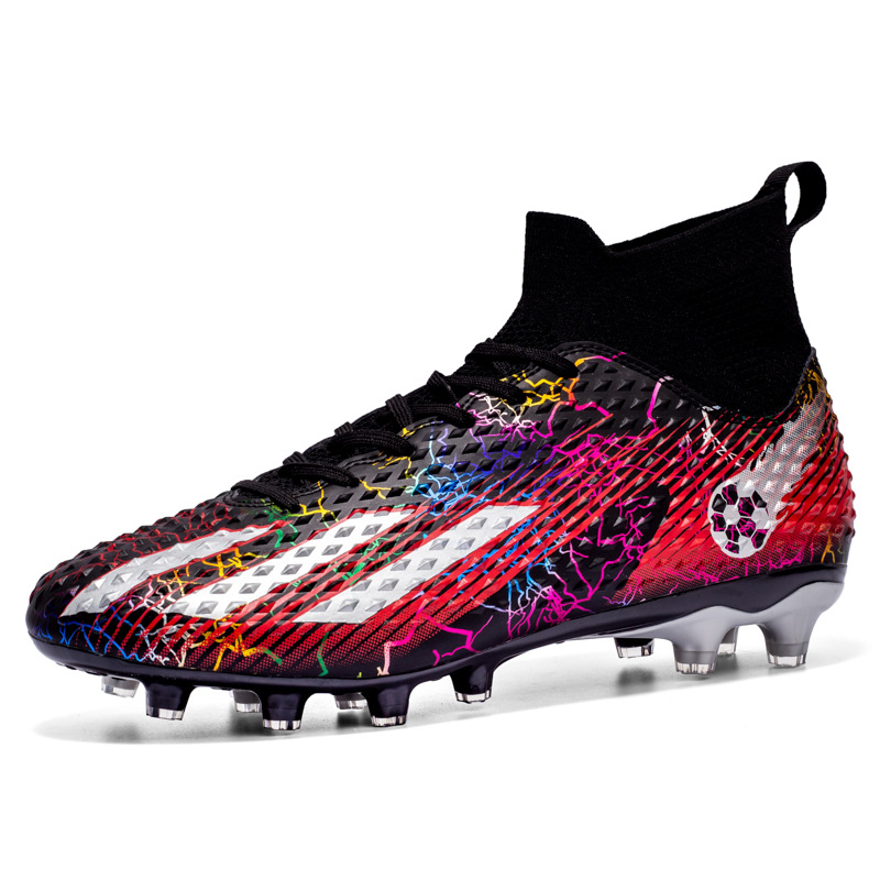 Zapatos de fútbol de caña alta transfronterizos zapatos de entrenamiento de juego de uñas rotas para hombres y mujeres adultos adolescentes Shoes de fútbol