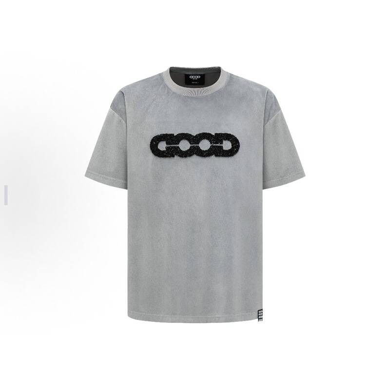 25Ss Laobai Good Niche Trendy Brand Broken Sequin Embroidered Velvet Male and Female Couple Star Xiaohong Blogger Same Style