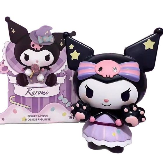 Sanrio Kulomi Blind Box Trick or Treat Series Boys Small Toys Hand-made Gashapon Doll Machine Doll
