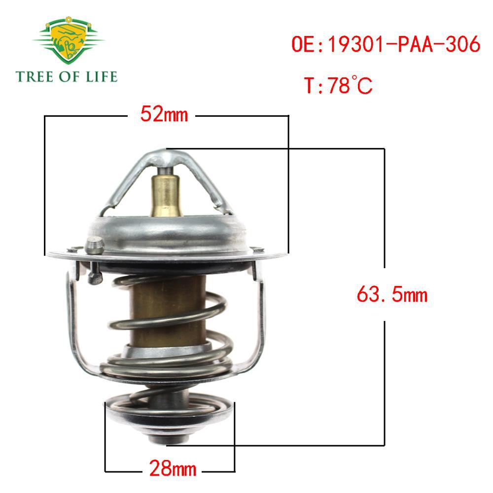 19301 - PAA - 306 para el termostato de refrigerante del motor Honda 78 °C image 2