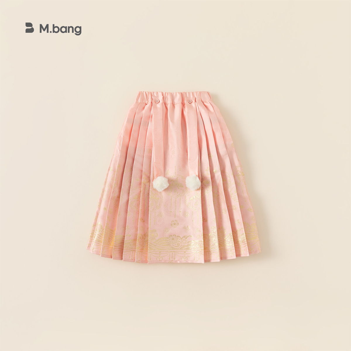 Babycity niñas Tang traje Hanfu Otoño e Invierno de los niños de estilo chino acolchado bordado abrigo de Año Nuevo ropa DY23165