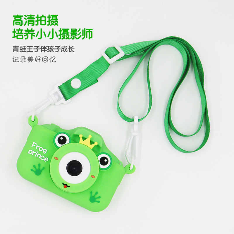 Nueva cámara dual HD 4K transfronteriza X9s Frog Prince Cámara para niños Cámara digital anti-caída de rompecabezas de dibujos animados