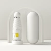 White capsule, umbrella solar-powered, sun protection
