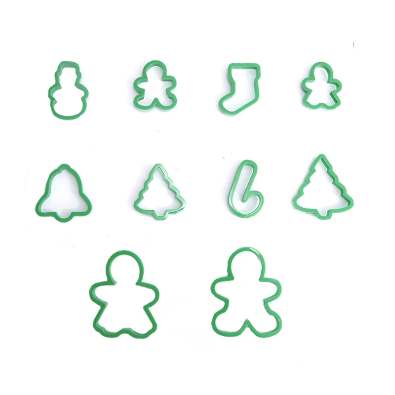 Cross-border Christmas cookies mold manufacturer wholesale digital symbol animal cookies decoration home baking tools