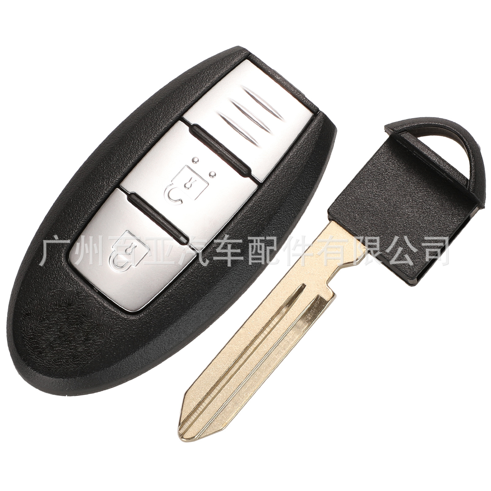 Suitable for Nissan Xinqijun 2-key remote control car key 433 frequency 4A chip S180144102