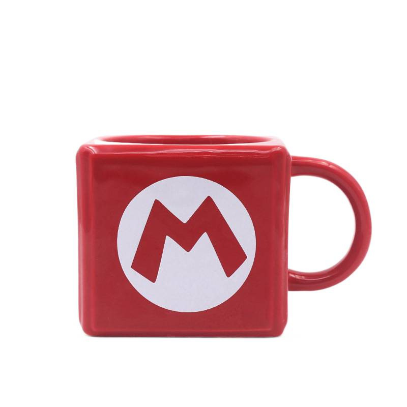 Selección estricta de Super Mary juegos de tubería de agua pixel taza de agua de dibujos animados alcantarillado taza de café