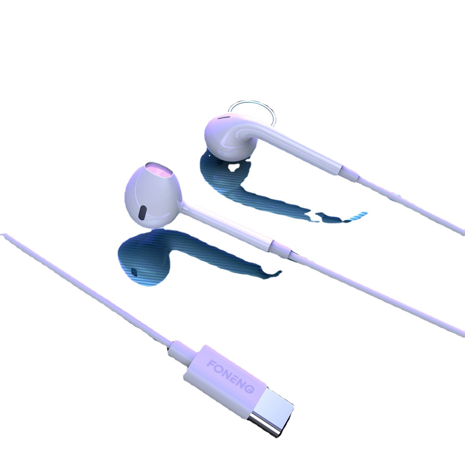 Merkoordopjes T15 harde hoofdtelefoon 3,5 mm en TYPE-C-interface-oortelefoons_voghion.com