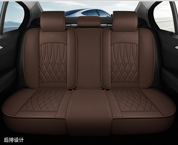 Cross-Border Linen Breathable Car Seat Cover Cushion Universal Four-Season Full-Cover Seat Cover Cushion Comfortable Rear Seat