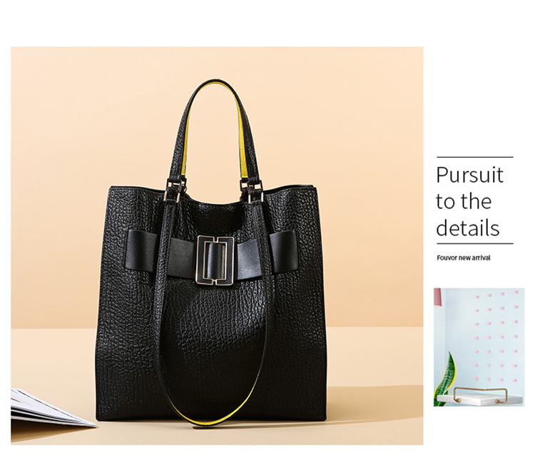 New Hot Selling Women's Bag High End Soft Leather Tote Bag Women's Texture Versatile Large Capacity Women's Handbag Can Be Shouldered_voghion.com