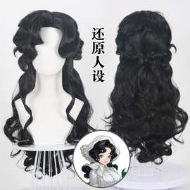 豆蔻  重返未来1999 天使娜娜COS假发仿真头皮顶中分卷发厂家直销