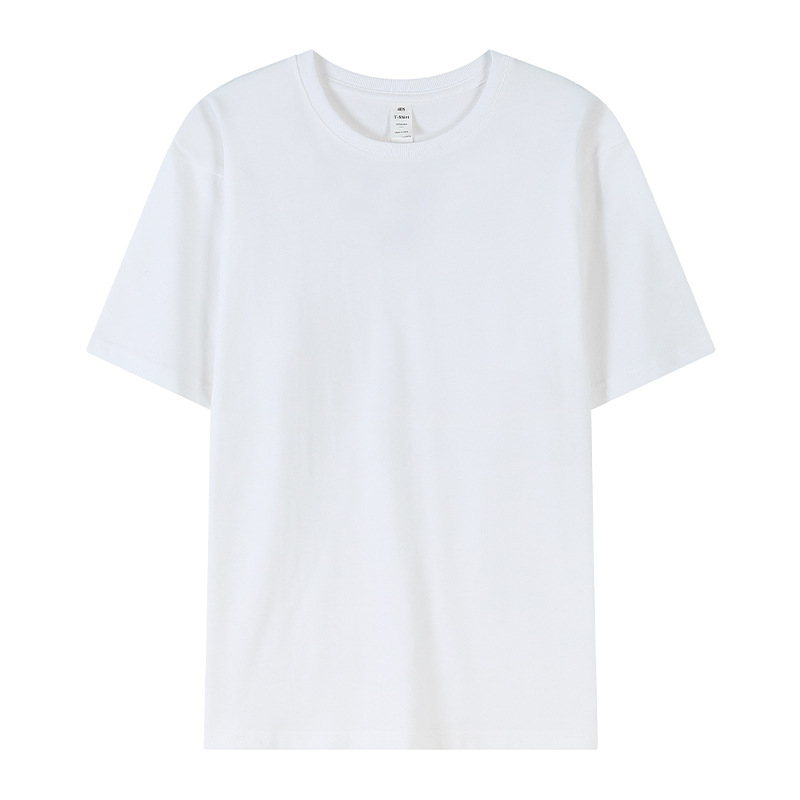 Camiseta publicitaria de algodón personalizada para hombres con dibujos de procesamiento de algodón peinado ropa de trabajo camiseta de manga corta camiseta cultural de algodón