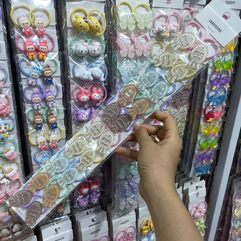 漫画KT子供の髪ひもマーメイド王女の髪輪かわいい皮筋ロープ子供の髪飾り卸売り義烏|undefined