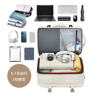 Backpack for traveling, capacious shoulder bag, men's travel bag wet and dry separation, laptop 2