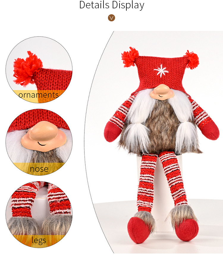 Wholesale Rudolph Knit Hat Faceless Doll Christmas Decorations Nihaojewelry display picture 10