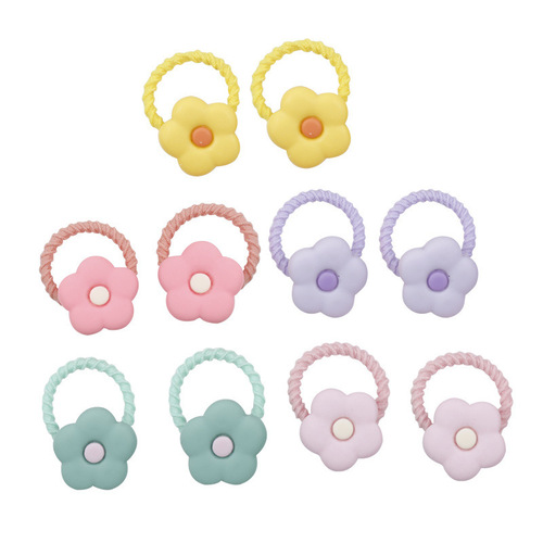 Children's small rubber band is cute and does not hurt the hair. Cartoon baby girl's small chirped hair tie small internet celebrity thumb hair band