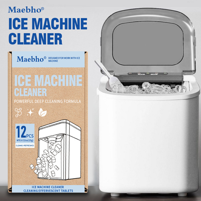 Cross-border ice maker cleaning tablets for dirt removal maintenance ice maker effervescent tablets for dirt removal ice maker cleaner