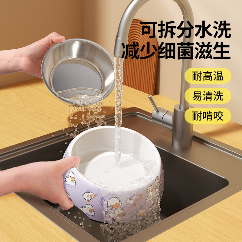 メラミン碗のステンレスの犬の飯碗の専用の犬の食糧は水を飲みます。|undefined