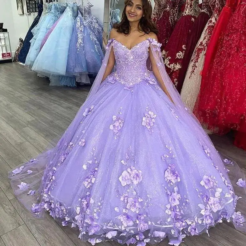 Primavera del baile, vestido de novia, princesa, vestido de novia, princesa de encaje tridimensional, dulce temperamento, vestido de novia