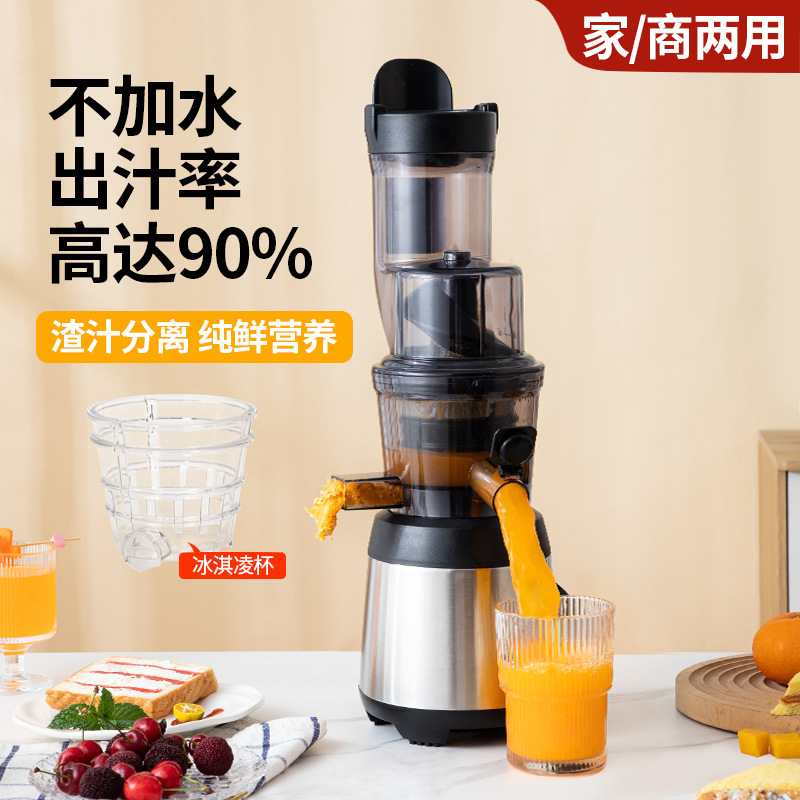 Juicer 잔류 물 주스 분리 자동 대형 구경 생 과즙 기 스테인레스 스틸 과즙 짜는기구 영국 규정 유럽 규정 보완 식품