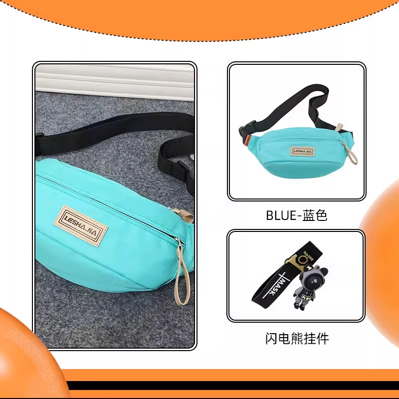 Blue (with lightning bear pendant)