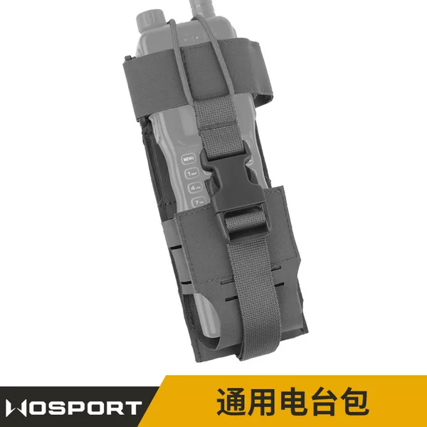Wosport Neutral Radio Bag Outdoor Tactical Handheld Radio Neutral Protective Cover Radio Bag