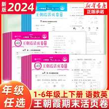 2024王朝霞试卷单元活页卷期末活页卷小学一二三四五六年级试卷测