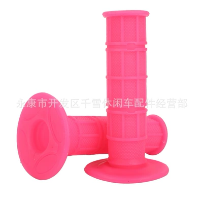 Motosiklet ləvazimatları və aksesuarları, monochrome plaid handle rubber - pink