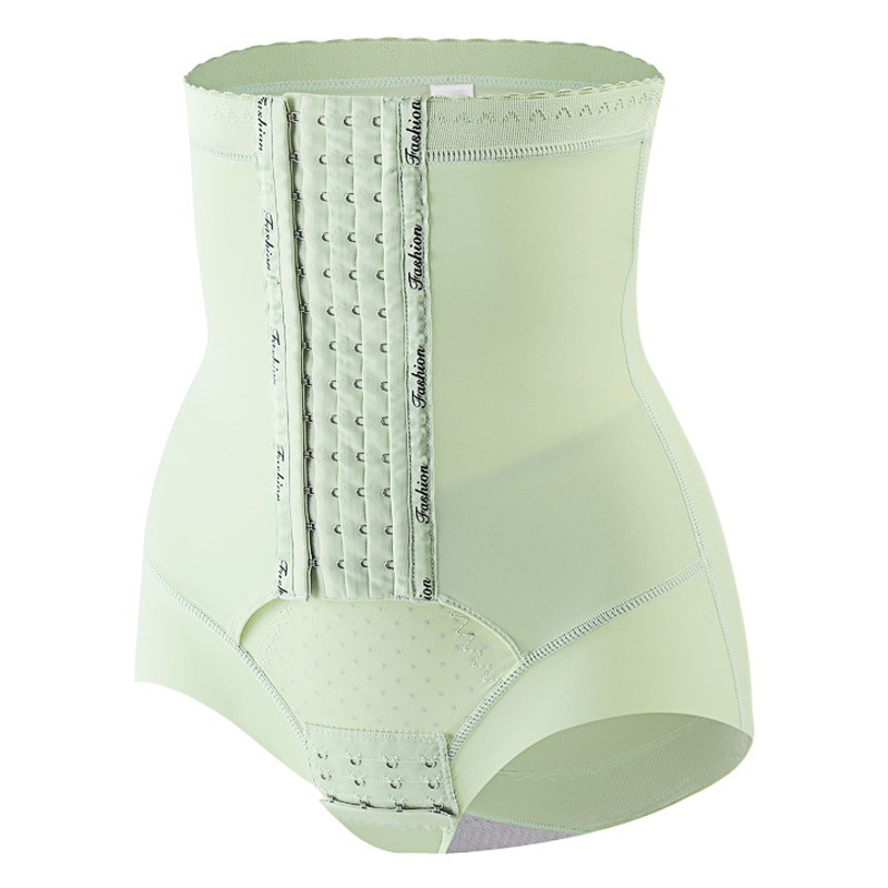 High waist breasted belly contracting hip lifting pants postpartum shaping corset strong belly contracting breathable comfortable body shaping pants