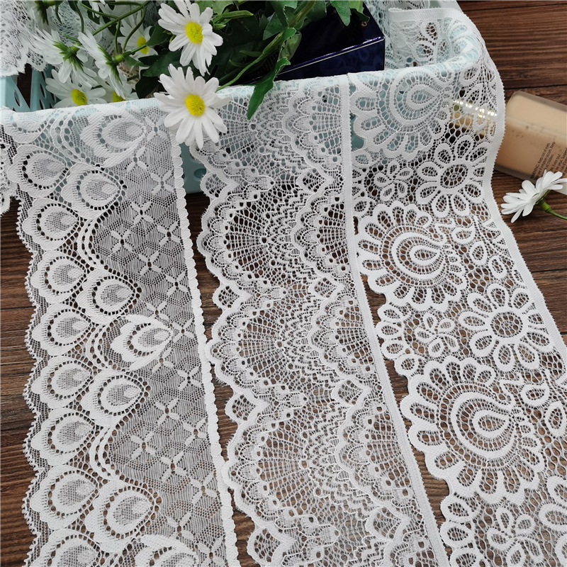 Elastic Ribbon Lace Soft Skin Friendly Elastic Elastic Band Garment Accessories Ruffled 9CM Elastic Ribbon Lace Soft Skin Friendly Elastic Elastic Band Garment Accessories Ruffled 9CM