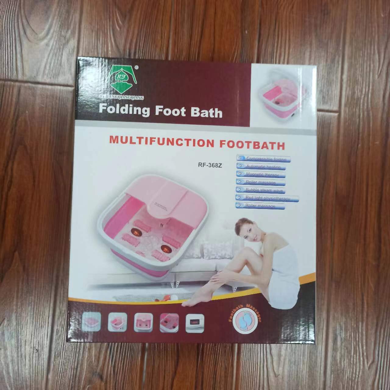 Baño de pies de masaje eléctrico de cubo de remojo plegable transfronterizo calentamiento automático automático baño de pies termostático portátil