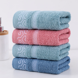 Towel Wholesale Stall Thickened Water Absorbent Household Face Wash Adult Men and Women Students Dark Bath Face Wipe Face Towel Wholesale