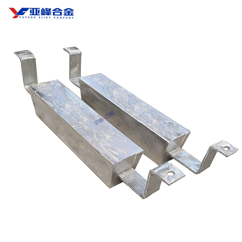 牺牲阳极压载舱船舶配件牺牲阳极铝合金铝阳极焊接式阴极保护