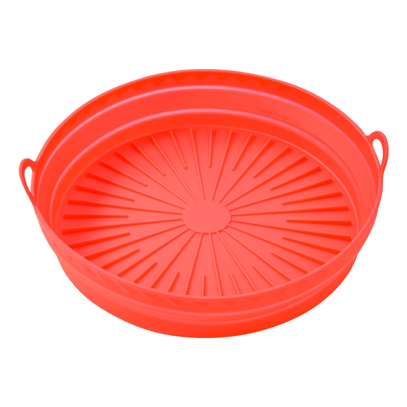 エアフライヤーシリコンベーキングトレイ円形角型オーブンベーキングディスクシリコーンパッドair frフライヤーsilicone pot|undefined