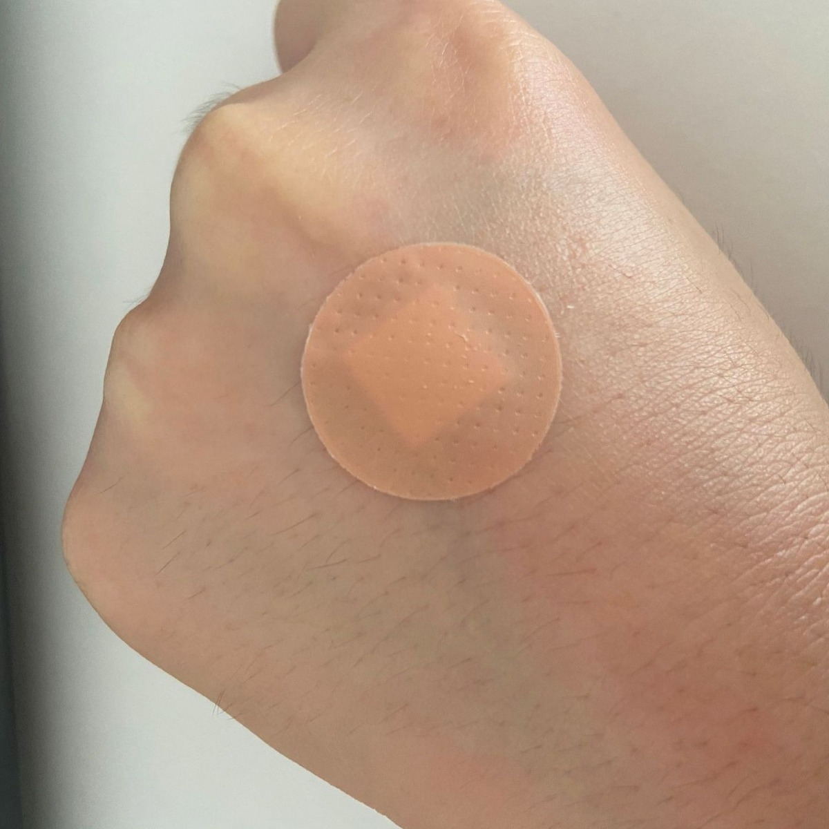 Parche de ojo de aguja redondo Band-Aid 22mm parche de ojo de aguja impermeable transpirable en stock parche de incrustación