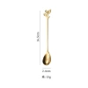 16cm leaf spoon-gold