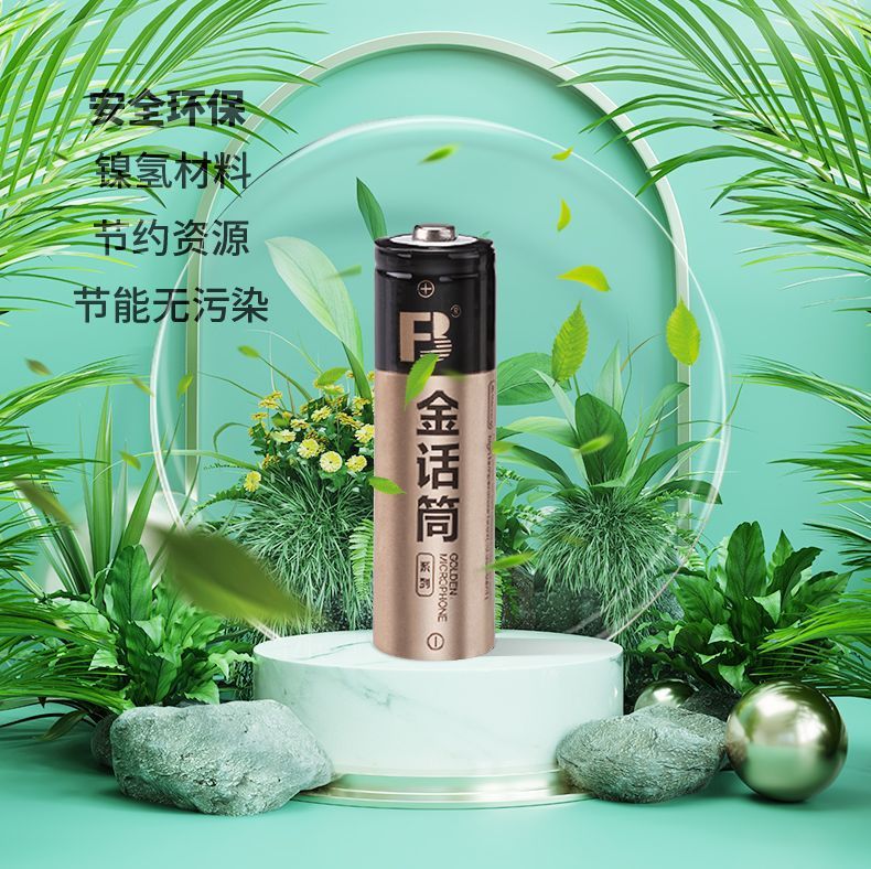 Fengbiao No. 5 Battery Rechargeable Gold Microphone 2800 Mah Nickel Metal Hydride Ktv Microphone No. 5 No. 7 High Capacity