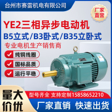 6极三相异步电动机3KW380V卧式大功率全铜芯交流电机YE2-132S-6