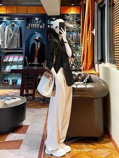 Black Small Suit Coat Women's 2024 Spring New Korean Casual All-match High-end Suit Top for Small Men