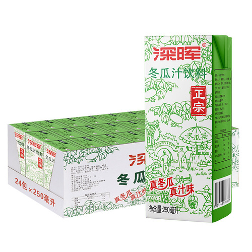 Shenhui winter melon juice drink full box 250ml*24 boxed winter melon tea old brand summer thirst quenching drink special wholesale