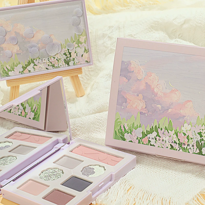 诗蒂娅 Eye shadow, blue eyeshadow palette, matte makeup primer