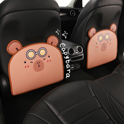 Universal Decorative Rear Seat Back — Chair back anti-kick pad