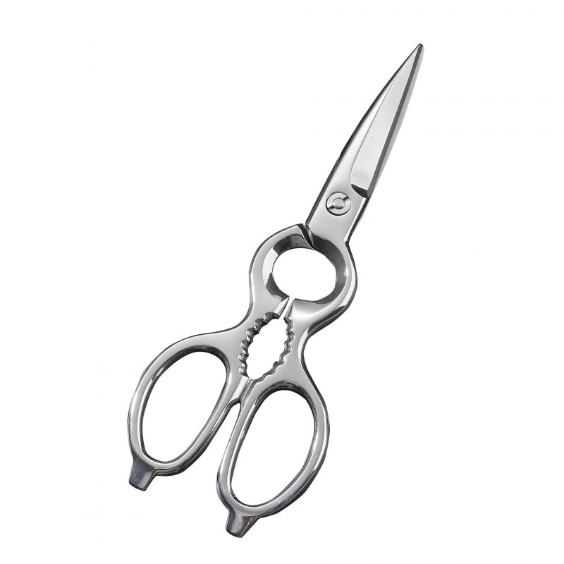 Acero inoxidable tijeras de cocina de grasa multifuncional de acero fuerte tijeras de hueso de pollo tijeras de hueso de pescado tijeras de abertura de botellas de alimentos