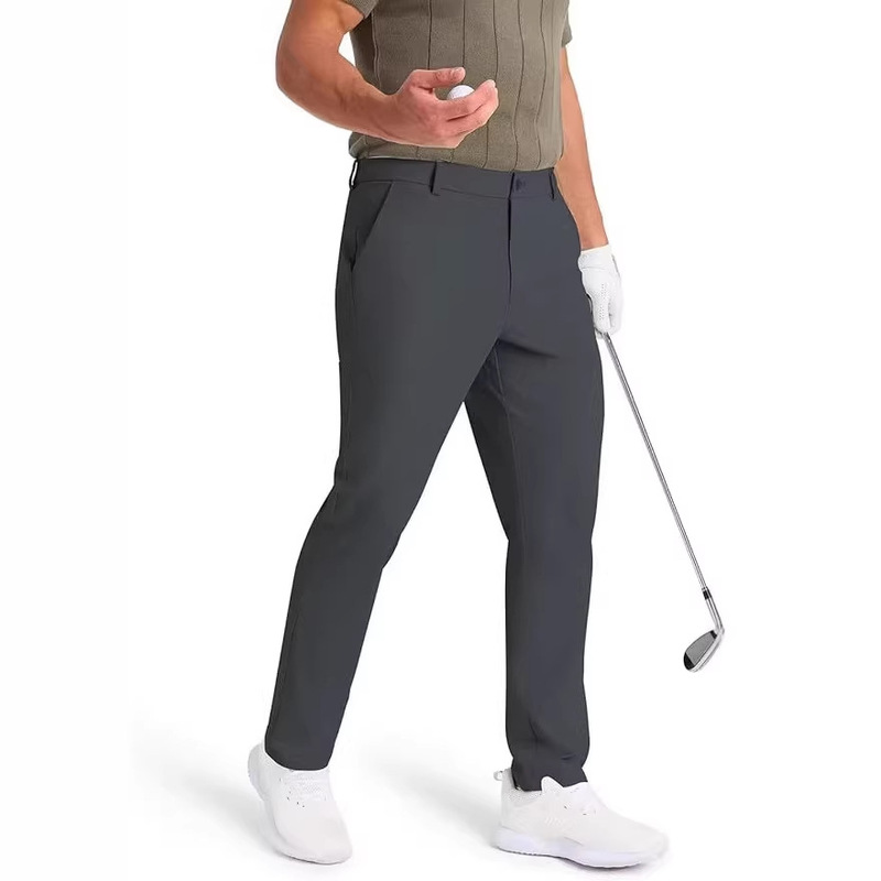 Aliexpress Hot-Selling Men's Golf Trousers, Elastic Solid Color Work Casual Pants, Business Formal Pants Aliexpress Hot-Selling Men's Golf Trousers, Elastic Solid Color Work Casual Pants, Business Formal Pants