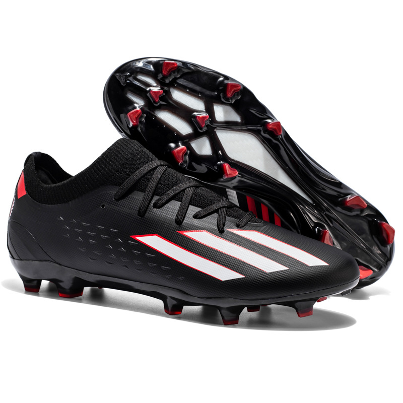 Zapatos de fútbol transfronterizos de tamaño grande para hombres, zapatos de entrenamiento para estudiantes de secundaria, zapatos de entrenamiento de césped artificial, zapatos de entrenamiento de clavos