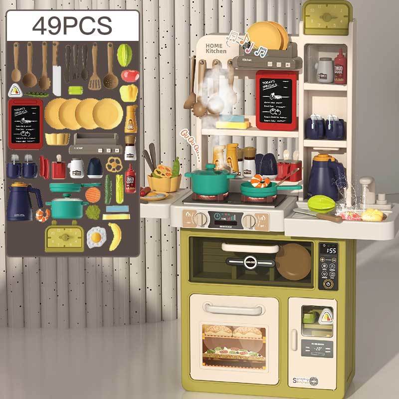 Baby Valley Niños Juguetes de cocina Niñas Cocinar Cocinas Simulaciones de cocina Regalo de cumpleaños de bebé de 3 años