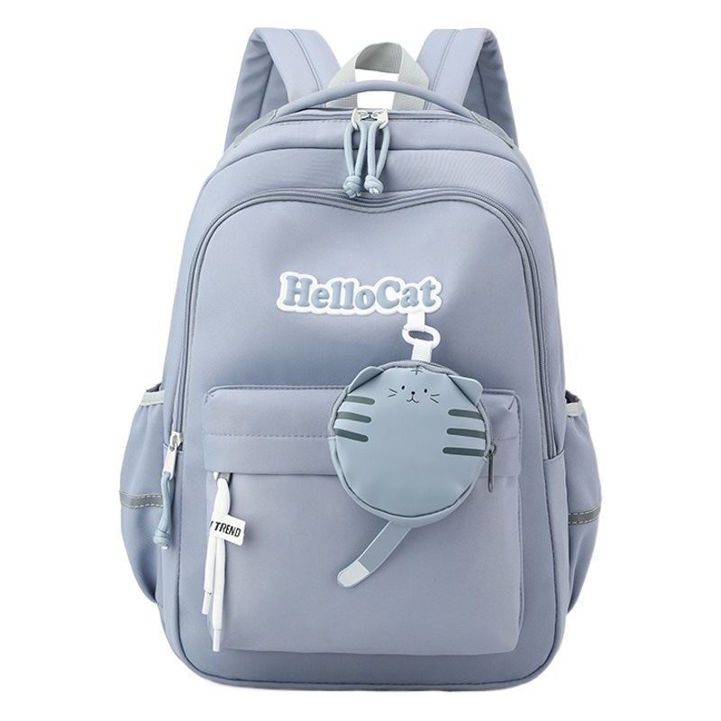 Super Light nuevo gran capacidad Junior High School estudiante niña reducción de la carga estudiante de la escuela primaria schoolbag estudiante de la escuela secundaria INS de alta calidad schoolbag