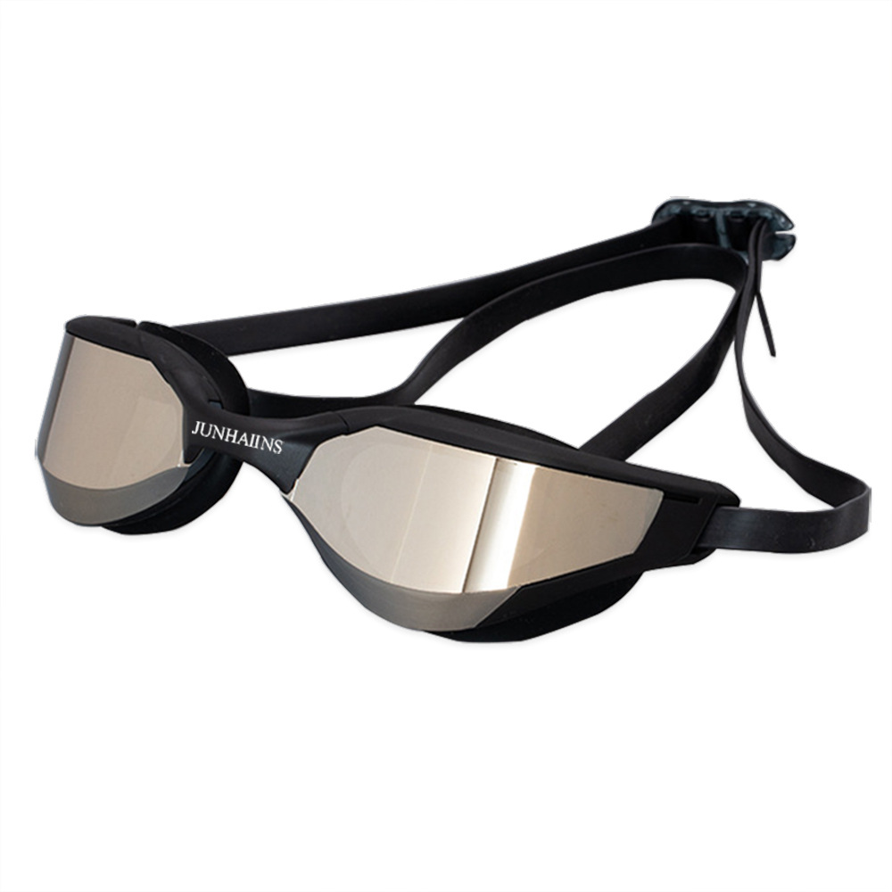 Gafas de Natación Profesionales de Gran Angular para Carreras, PC y Silicona, Antivaho image 6