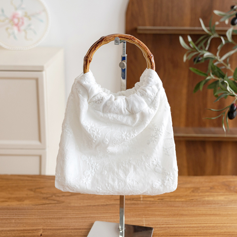 Special Offer New Chinese Style Embroidered Handbag Elegant Bamboo Bag Phone Bag Fashionable Versatile Handbag Popular Women's Bag Special Offer New Chinese Style Embroidered Handbag Elegant Bamboo Bag Phone Bag Fashionable Versatile Handbag Popular Women's Bag