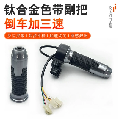 Gear, Electric Tricycle Accessories – Other Electric Vehicle Accessories - rice-grain-titanium-alloy-three-speed-reverse-handlebarpaid