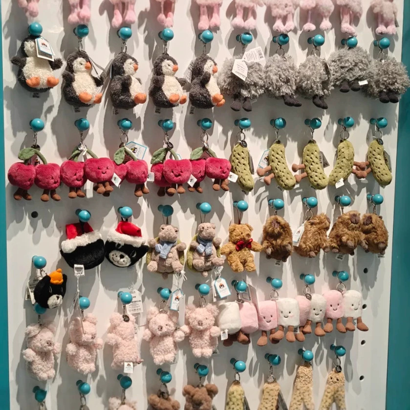 英国jellycat挂件大合集企鹅玩偶挂饰牛角包巴塞罗熊公仔毛绒玩具